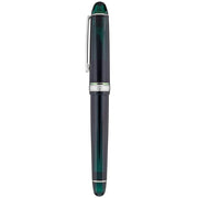 PLATINUM, Fountain Pen - #3776 CENTURY silver trim LAUREL GREEN. 3