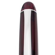 PLATINUM, Fountain Pen - #3776 CENTURY silver trim BURGUNDY. 11
