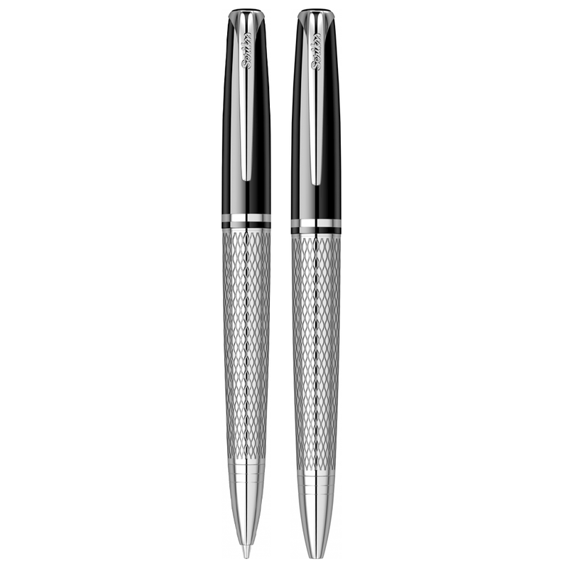 SCRIKSS, Ballpoint Pen + Mechanical Pencil Set - PERA 477 BLACK CT.
