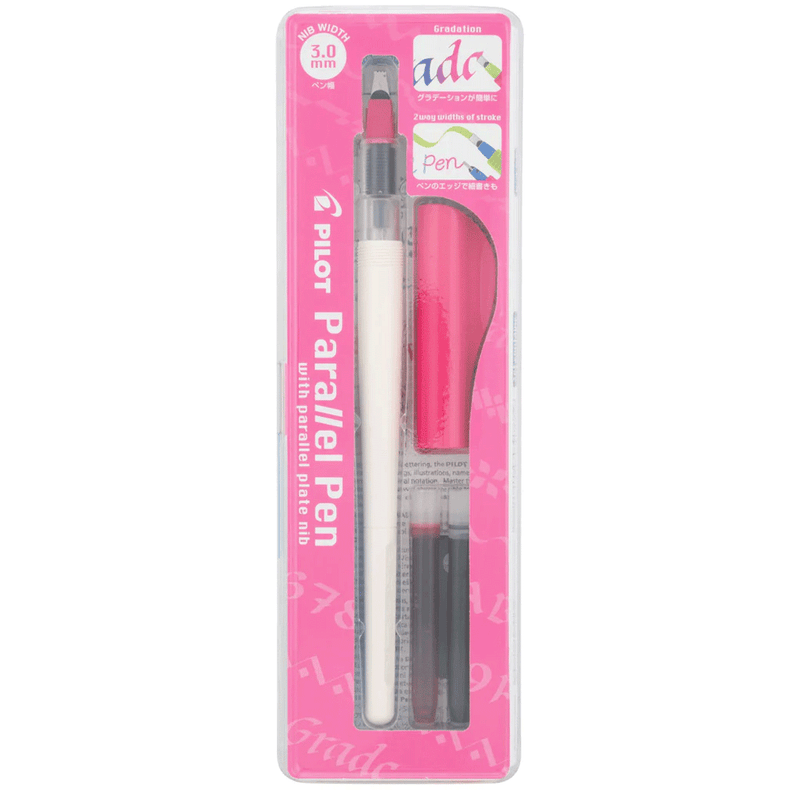 PILOT, Calligraphy Pen - PARALLEL PINK (3.0mm).