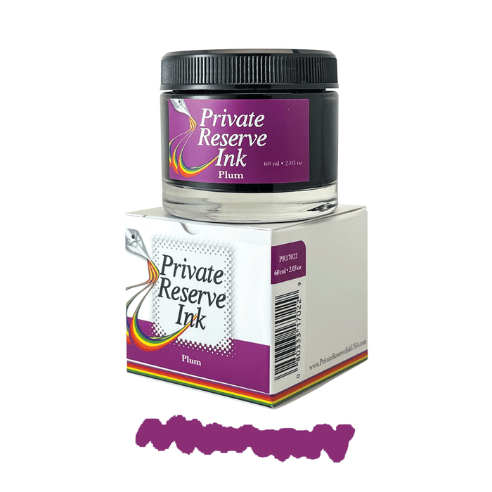 PRIVATE RESERVE, Ink Bottle -  PREMIUM Inks PLUM (60mL).