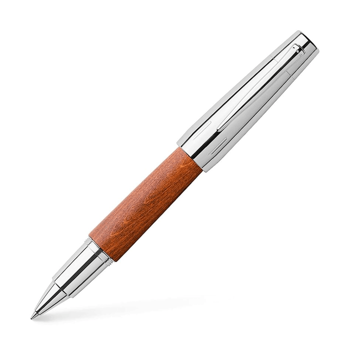 FABER CASTELL, Rollerball Pen - EMOTION Prearwood BROWN.