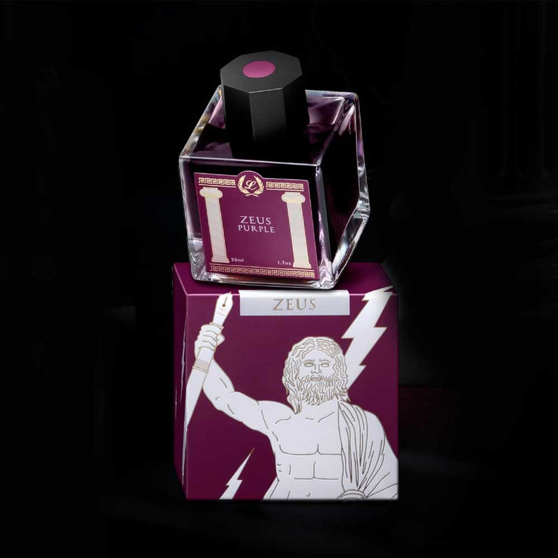 LABAN, Ink Bottle - Greek Mythology II ZEUS PURPLE.