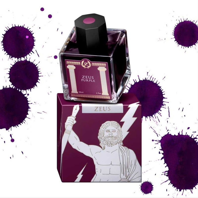 LABAN, Ink Bottle - Greek Mythology II ZEUS PURPLE.