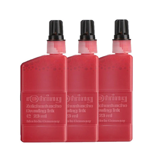 ROTRING, Ink Bottle - ISOGRAPH INK RED 