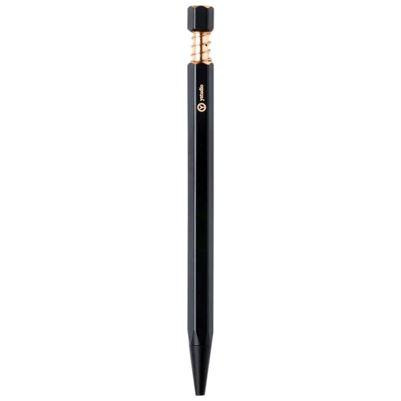 YSTUDIO, Ballpoint Pen - CLASSIC REVOLVE SPRING BLACK.