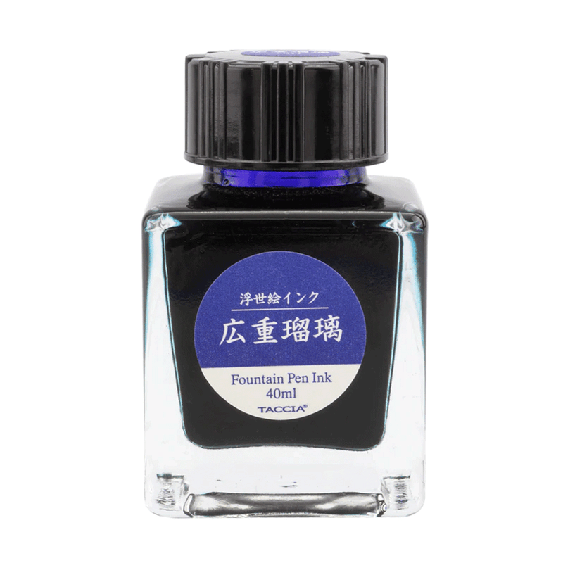 TACCIA, Ink Bottle - UKIYO-E RURI (40mL).
