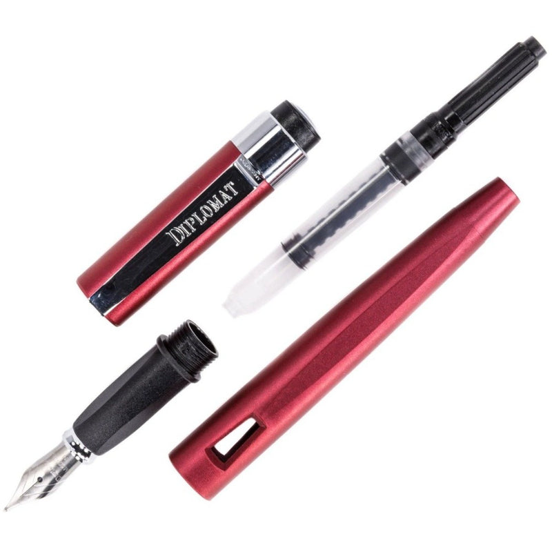 DIPLOMAT, Fountain Pen - MAGNUM BURNED RED 6