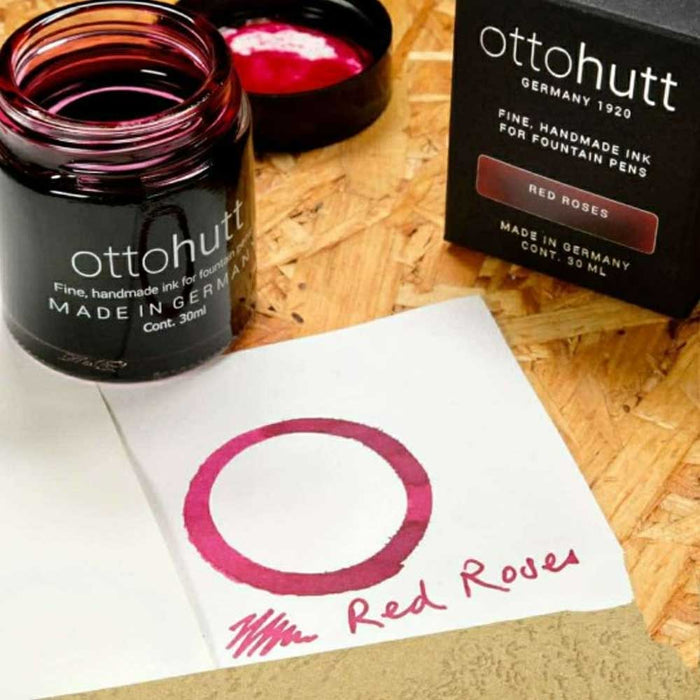 OTTO HUTT, Ink Bottle - RED ROSES 30ml.