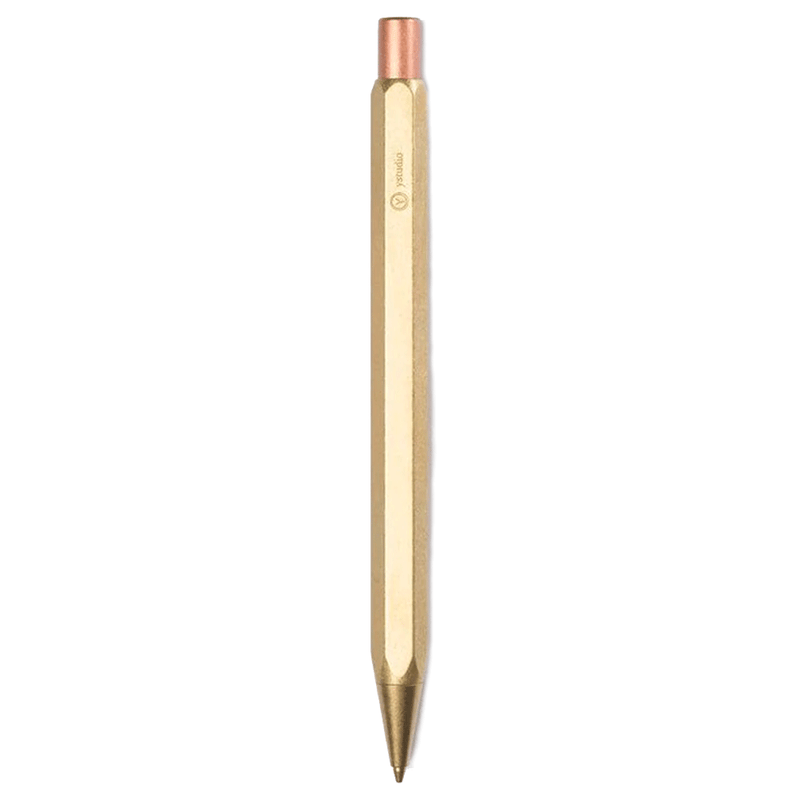 YSTUDIO, Mechanical Pencil - CLASSIC REVOLVE BRASS.