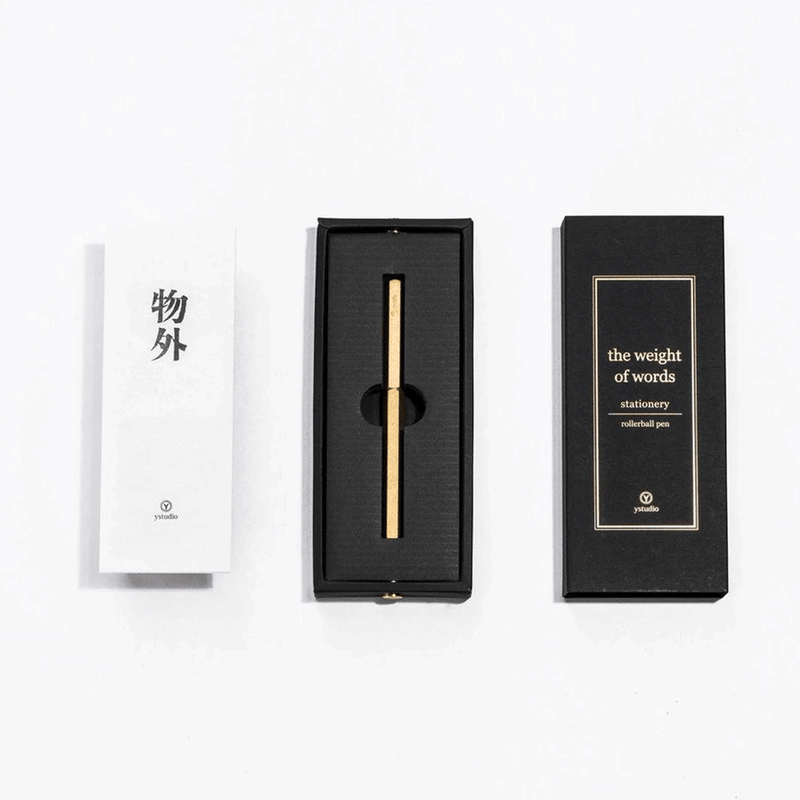 YSTUDIO, Roller Pen - CLASSIC REVOLVE BRASS.