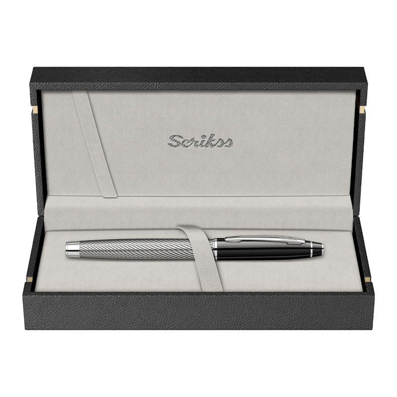 SCRIKSS, Roller Pen - NOBLE 35C SPIRAL BLACK CT.