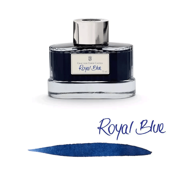 FABER CASTELL, Ink Bottle - GVFC ROYAL BLUE (75mL).