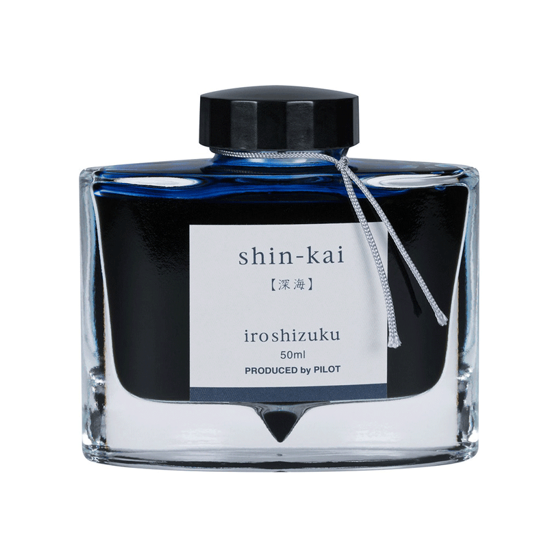 PILOT, Ink Bottle - IROSHIZUKU | Deep Sea | SHIN-KAI | 50mL.