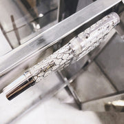 LABAN, Fountain Pen - FLORA SILVER. 6