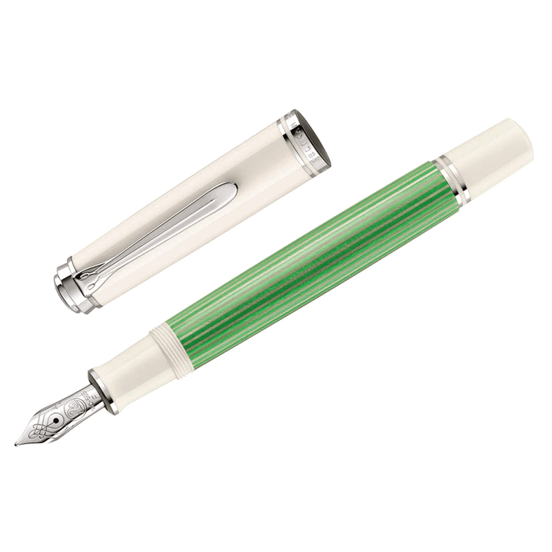 PELIKAN, Fountain Pen - SOUVERAN M605 Special Edition GREEN/WHITE 14K.