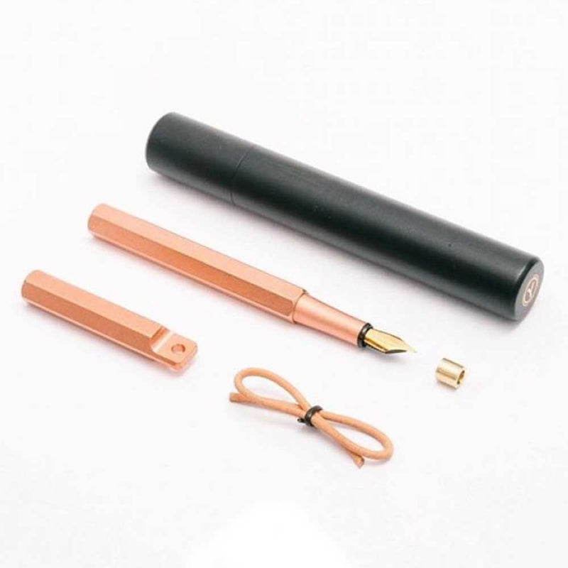 YSTUDIO, Fountain Pen - CLASSIC REVOLVE PORTABLE BRASSING COPPER.