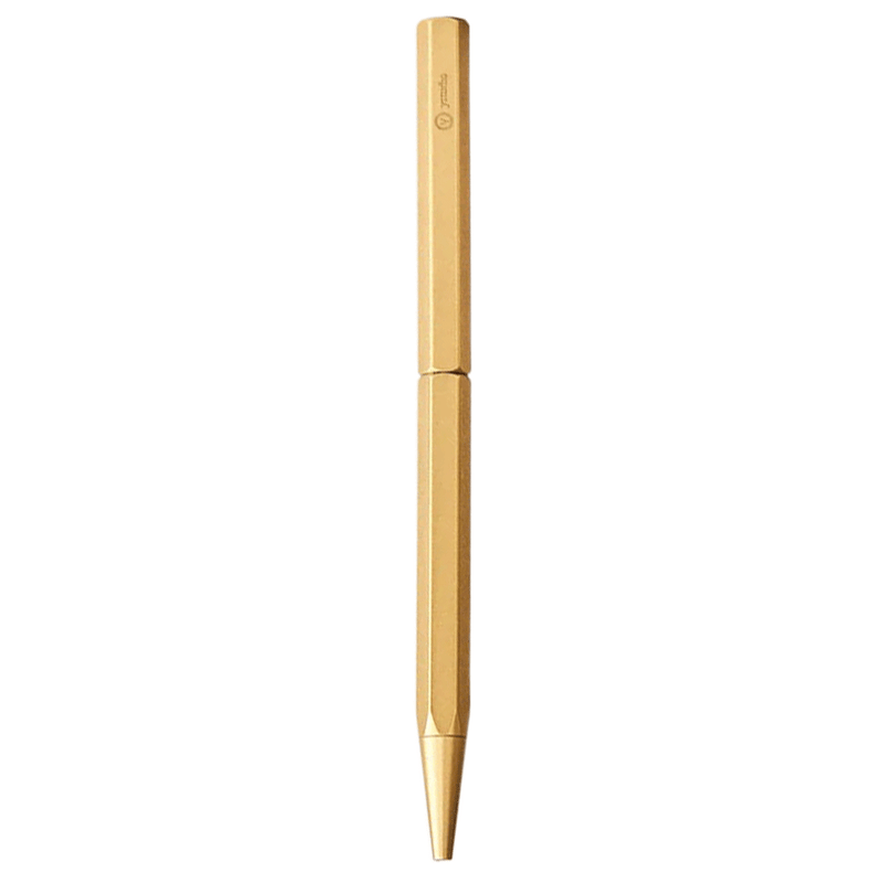 YSTUDIO, Ballpoint Pen - CLASSIC REVOLVE SLIM BRASS.