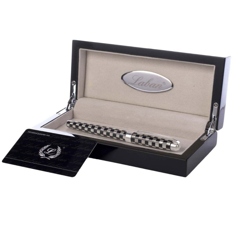 LABAN, Fountain Pen - CHECKERED FLAG The 925 Sterling Black 4