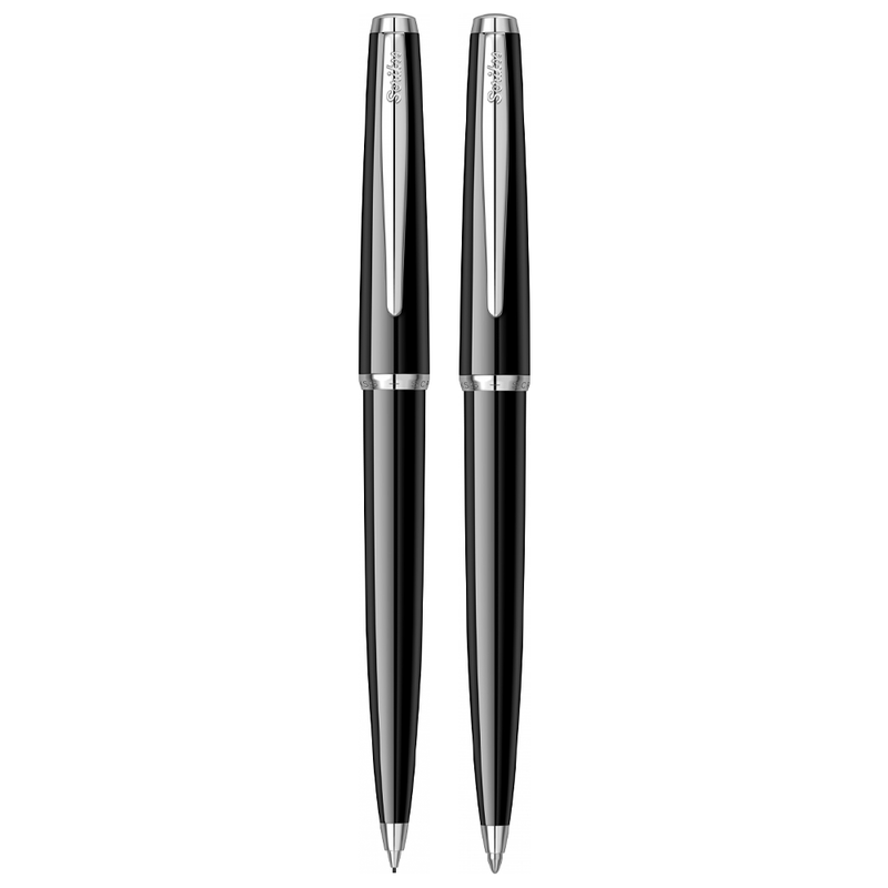 SCRIKSS, Ballpoint Pen + Mechanical Pencil Set - VINTAGE 33 BLACK CT.