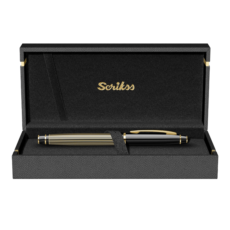 SCRIKSS, Fountain Pen - NOBLE 35 L BLACK GT.