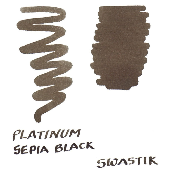 PLATINUM, Classic Ink Bottle - SEPIA BLACK 2