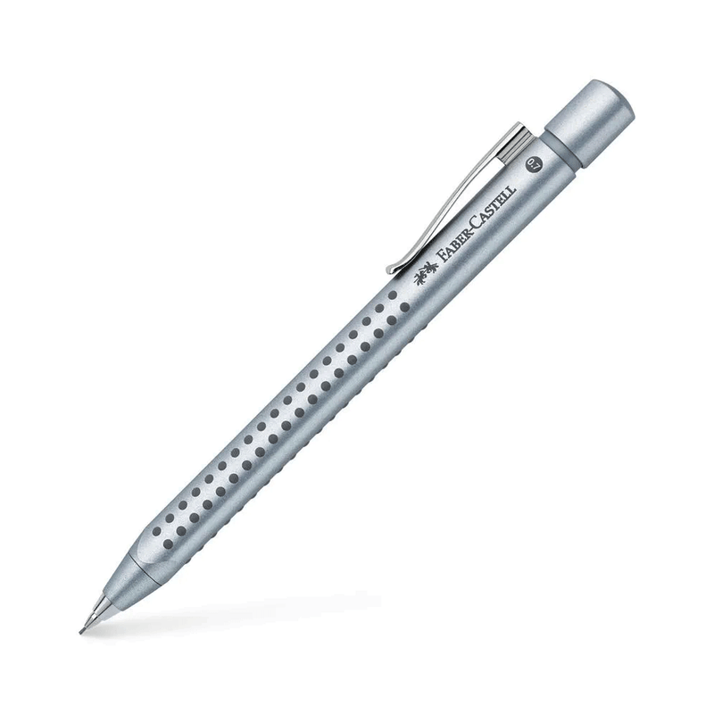 FABER CASTELL, Mechanical Pencil - GRIP 2011 SILVER 0.7mm.
