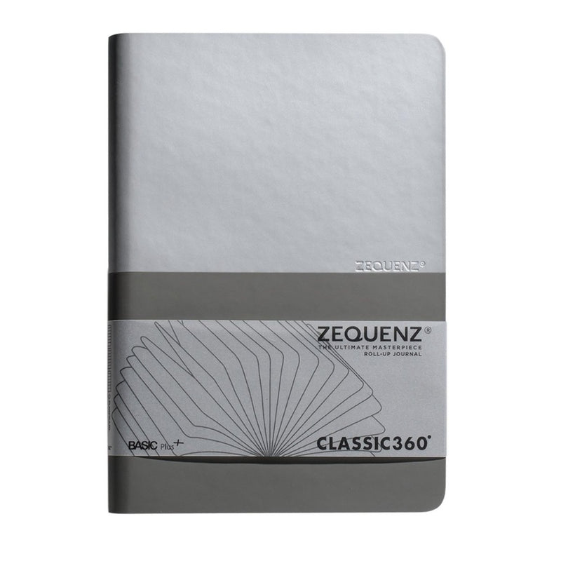 ZEQUENZ, NoteBook - BASIC PLUS+ SILVER GREY