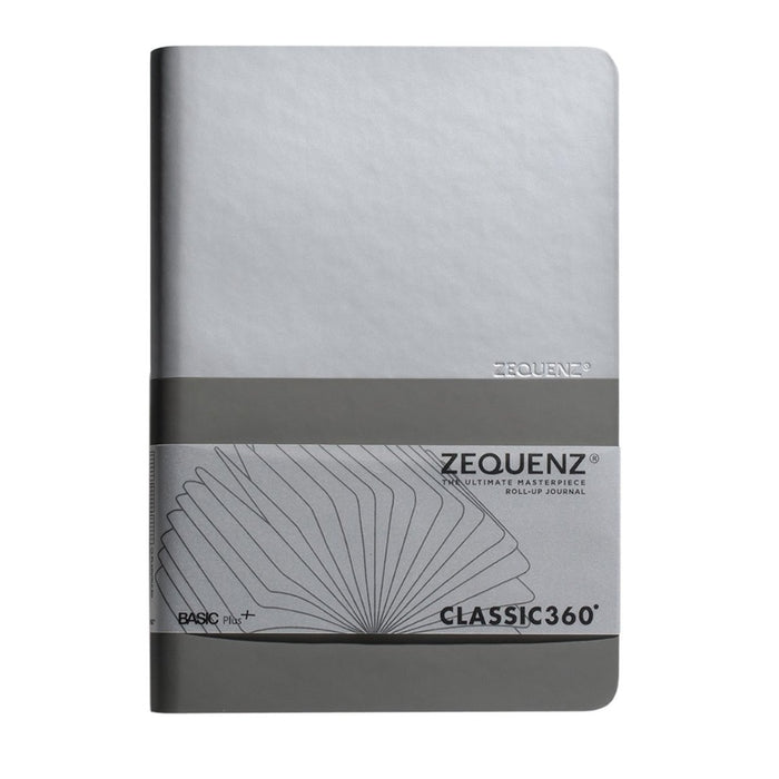 ZEQUENZ, NoteBook - BASIC PLUS+ SILVER GREY