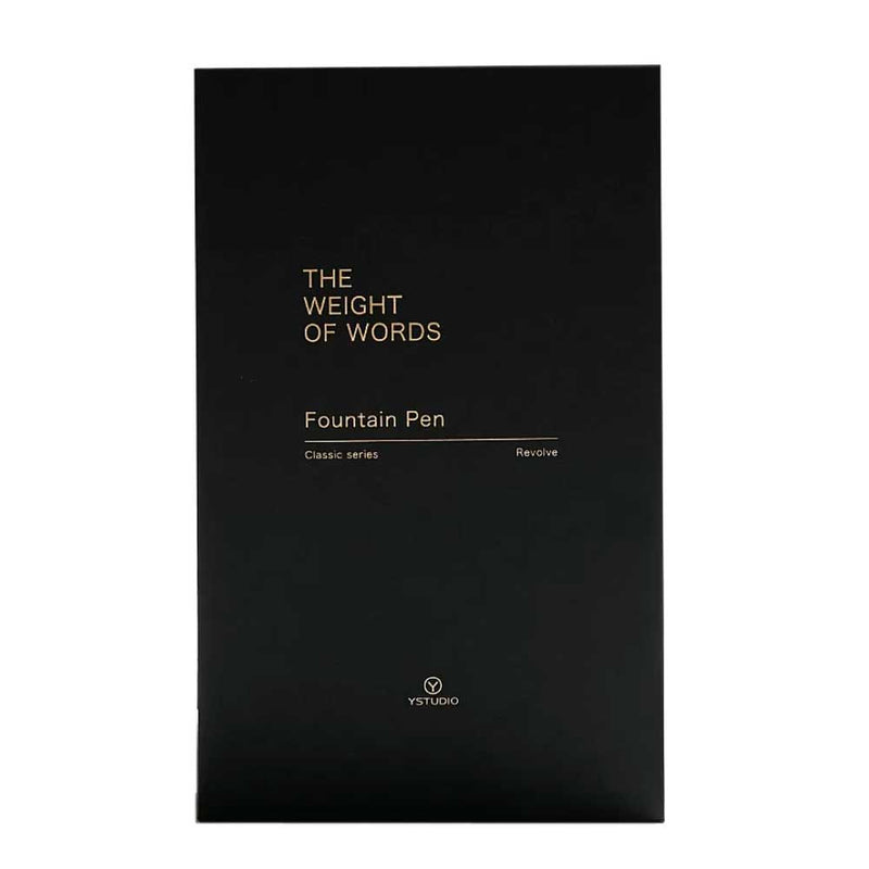 YSTUDIO, Fountain Pen - CLASSIC REVOLVE BLACK.