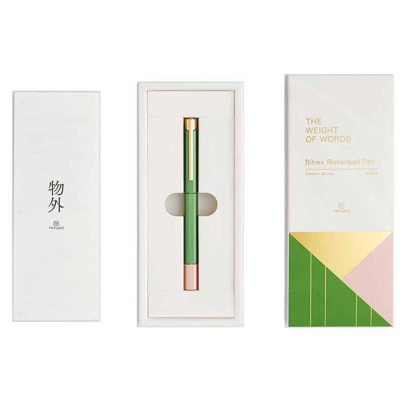 YSTUDIO, Rollerball Pen - Glamour Series Evolve Bihex ABSINTHE.
