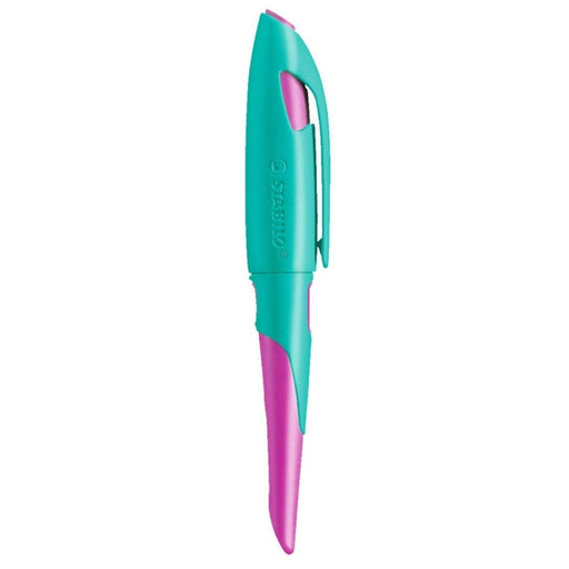 STABILO, Fountain Pen - EASY BIRDY Turquoise/Neon Pink 