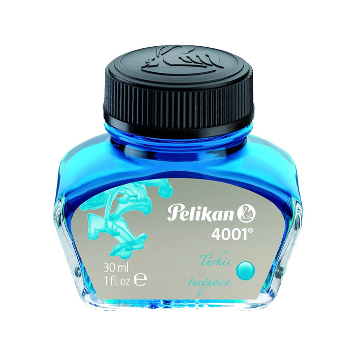 PELIKAN, Ink Bottle - 4001 TURQUOISE (30mL).