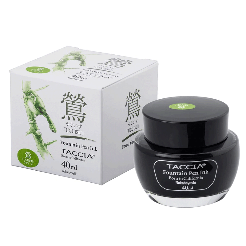 TACCIA, Ink Bottle - SUNAO-IRO UGUISU (40mL).