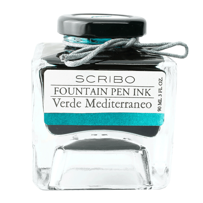 SCRIBO, Ink Bottle - VERDE MEDITERRANEO (90ML).