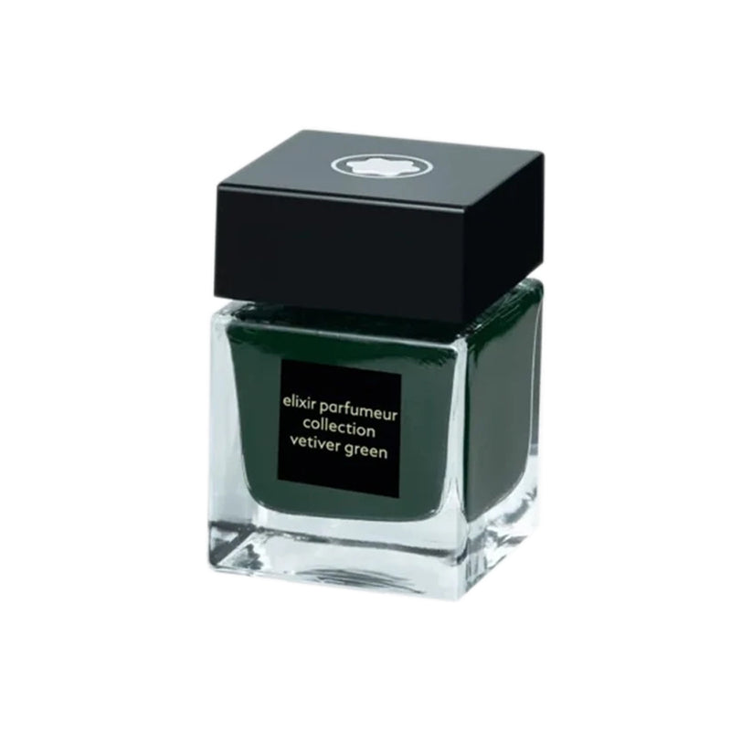 MONTBLANC, Ink Bottle - ELIXIR PARFUMEUR Collection VETIVER GREEN (50mL).