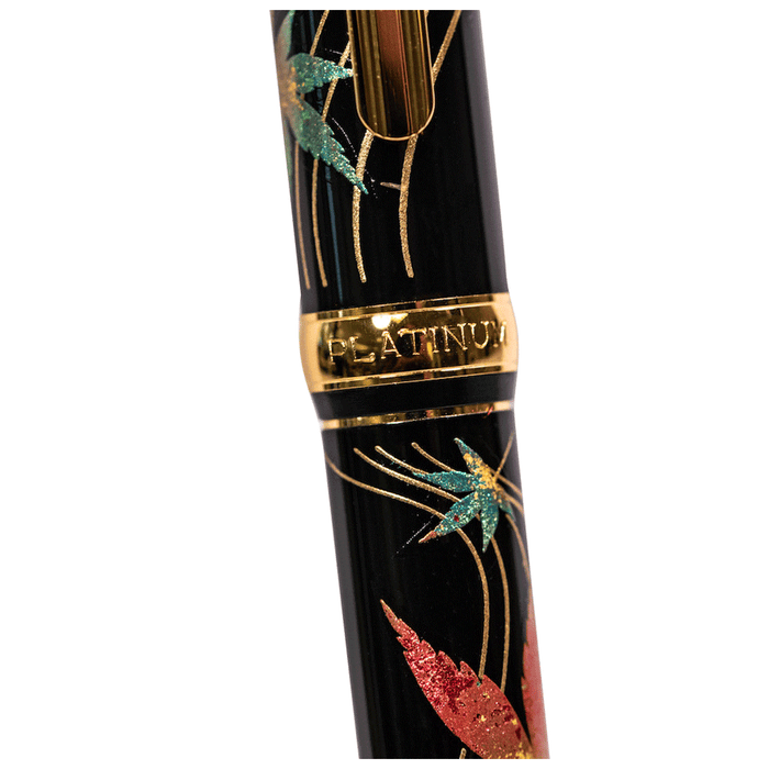 PLATINUM, Fountain Pen - VICOH KANAZAWA Gold Leaf CHANGING AUTUMN LEAVES (18K).