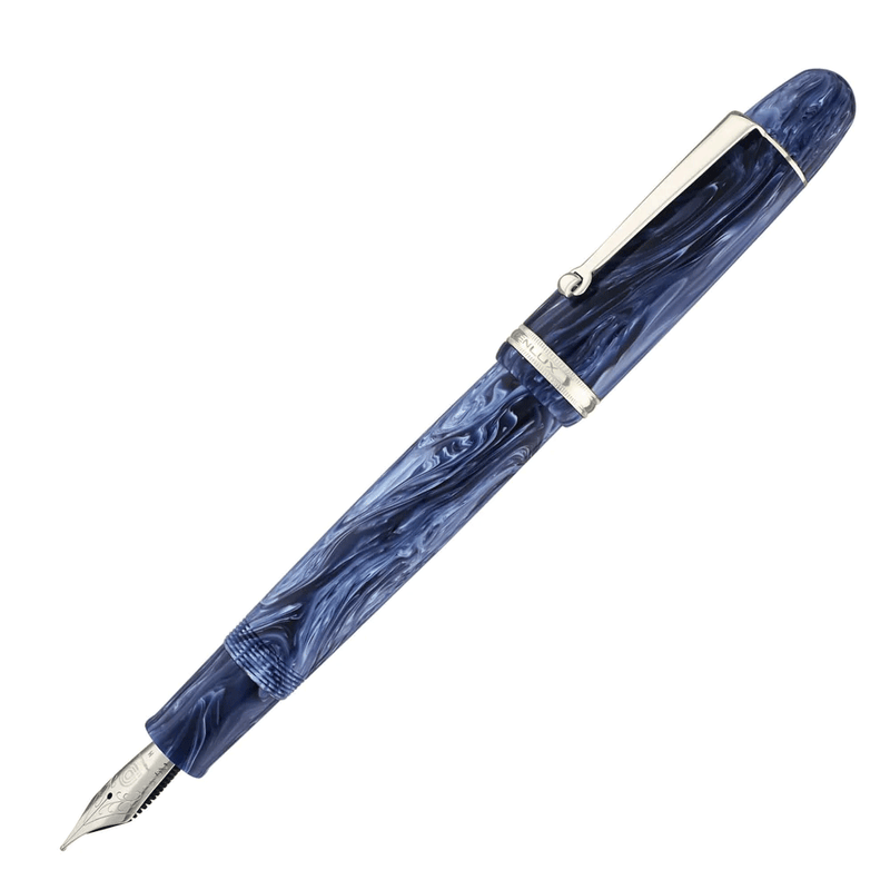 PENLUX, Fountain Pen - MASTERPIECE GRANDE WAVE BLUE.