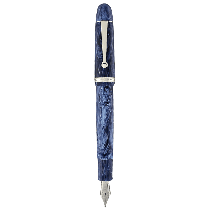 PENLUX, Fountain Pen - MASTERPIECE GRANDE WAVE BLUE.