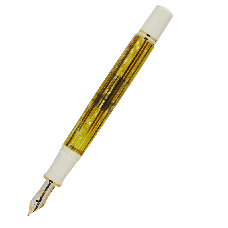 PELIKAN, Fountain Pen - SOUVERAN M400 14K WHITE TORTOISESHELL.