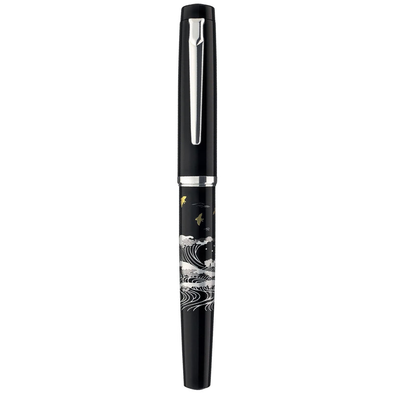 PLATINUM, Fountain Pen - Limited Edition PROCYON Maki-e PLOVER ON THE WAVE.