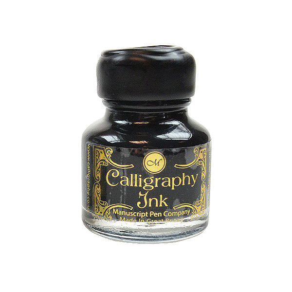 MANUSCRIPT, Ink Bottle - CALLIGRAPHY GIFT INK With Wax Seal Top BLACK ...