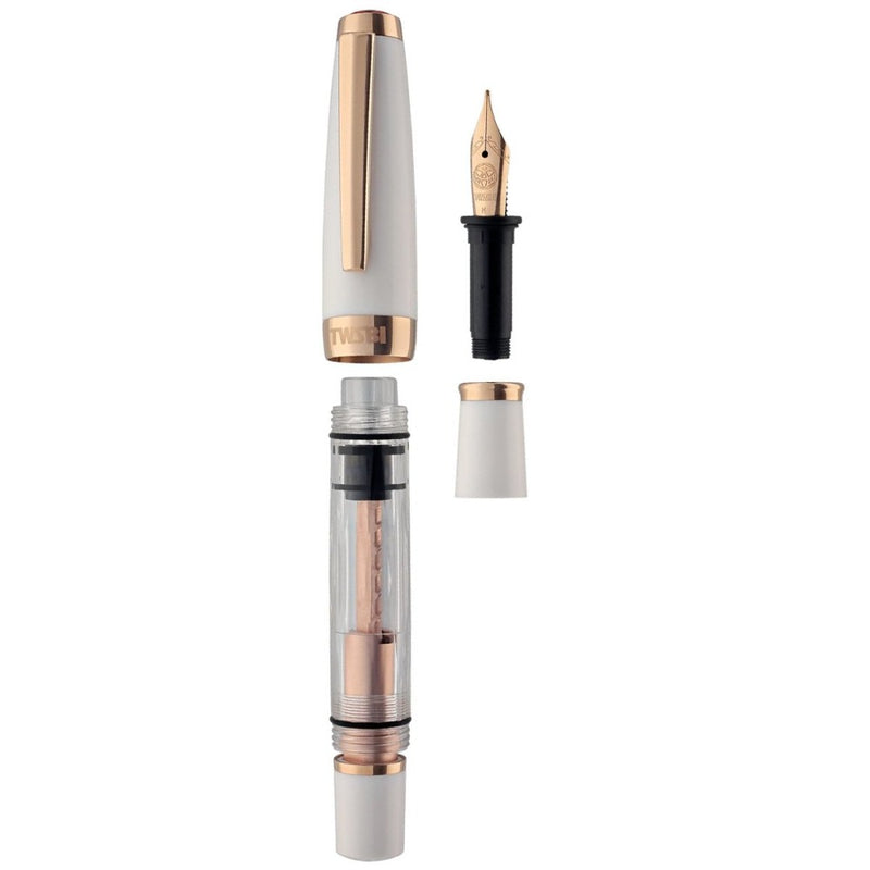 TWSBI, Fountain Pen - DIAMOND MINI WHITE ROSE GOLD II. 6