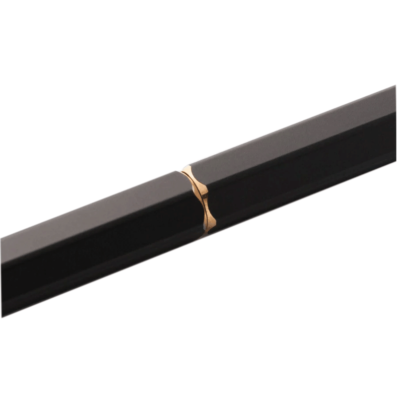 YSTUDIO, Ballpoint Pen - CLASSIC REVOLVE Portable BRASSING BLACK