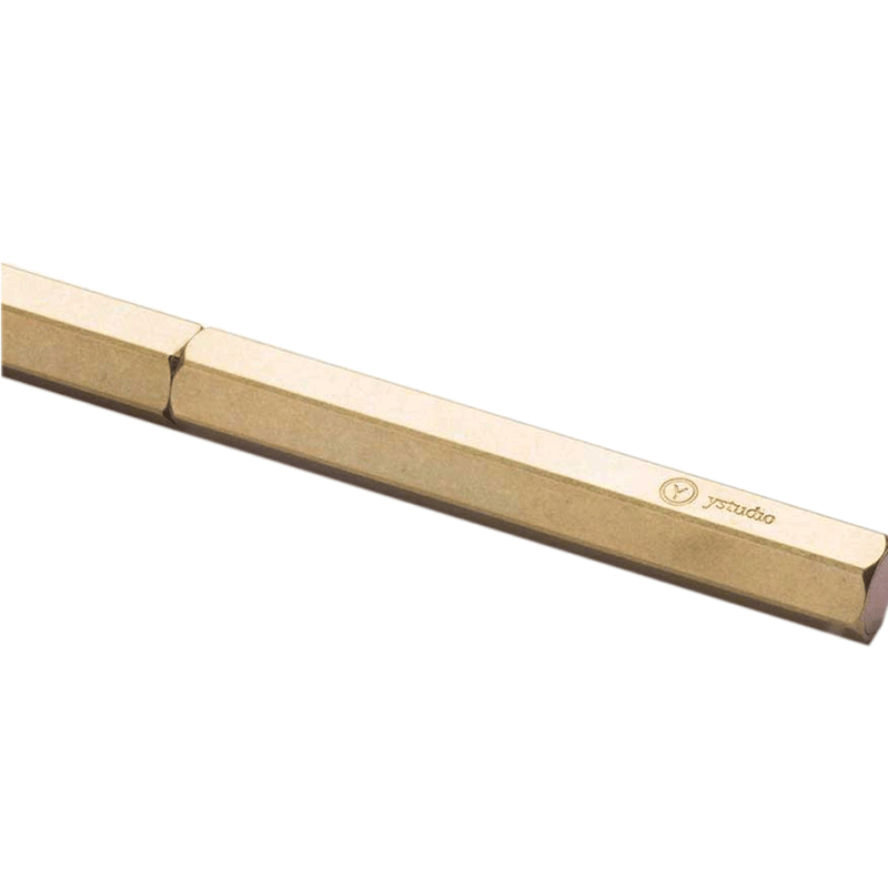 YSTUDIO, Ballpoint Pen - CLASSIC REVOLVE SLIM BRASS.