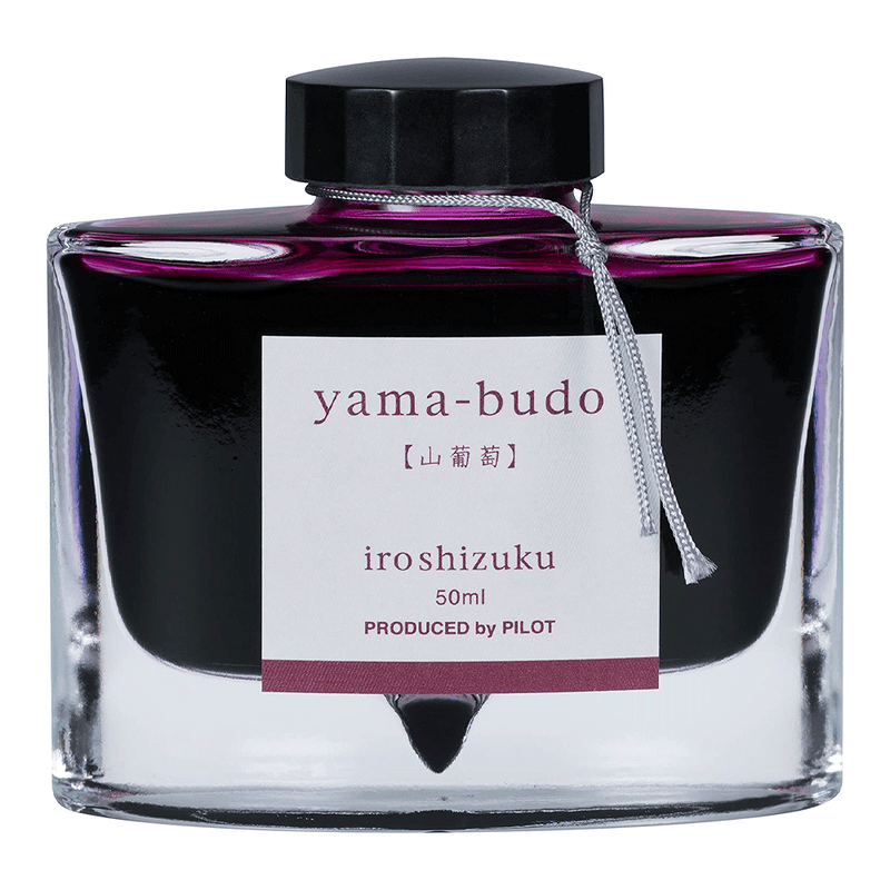 PILOT, Ink Bottle - IROSHIZUKU | Crimson Glory Wine | YAMA-BUDO | 50mL.
