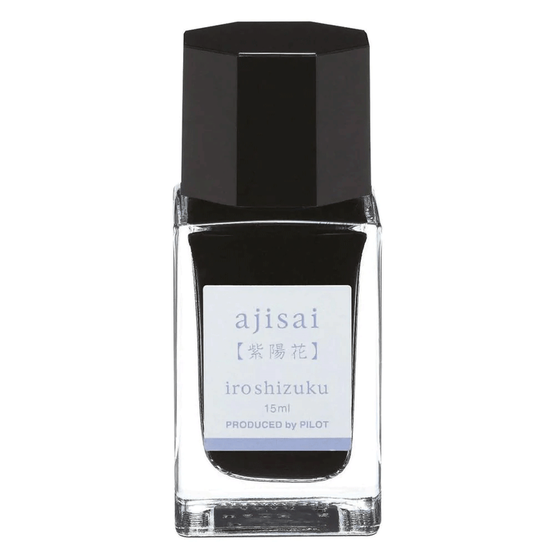 PILOT, Ink 3 Bottle - IROSHIZUKU C Bamboo Charcoal TAKE-SUMI + Horsetail TSUKUSHI + Hydrangea AJISAI (15mL).