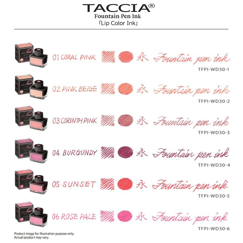 TACCIA, Ink Bottle - LIP COLOR SUNSET (30mL).