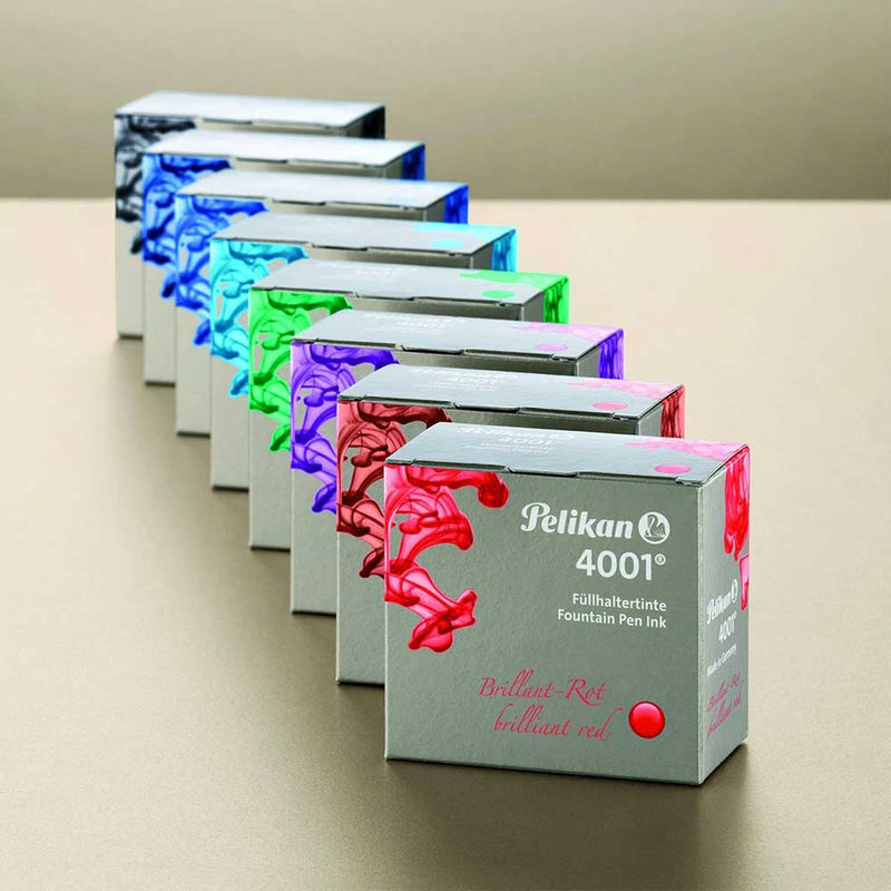 PELIKAN, Ink Bottle - 4001 BRILLIANT RED (62.5mL).