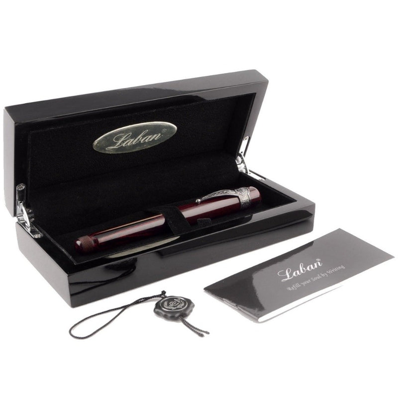 LABAN, Fountain Pen - EBONITE BURGUNDY